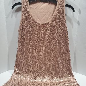 Apt.9 Goldish/Cream fancy tank-top